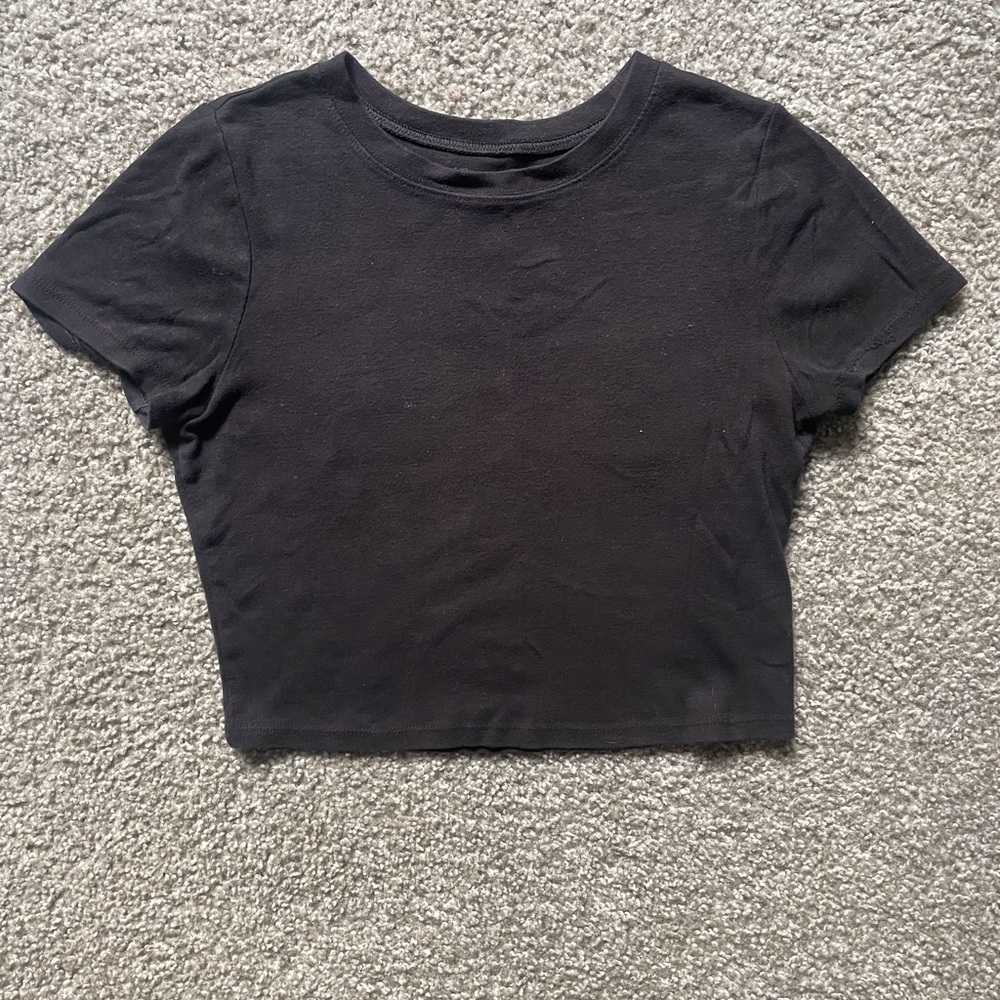 Black Crop Top